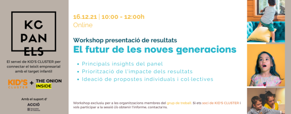 Presentació de resultats KC-Panel: El futur de les noves generacions