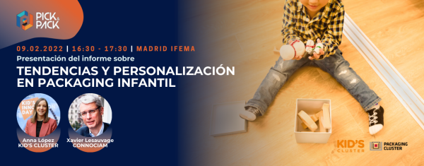 Tendencias y personalización en packaging infantil - Presentación en la feria PICK&PACK