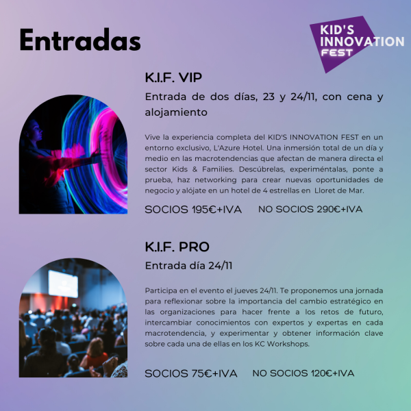 ENTRADAS KID'S INNOVATION FEST
