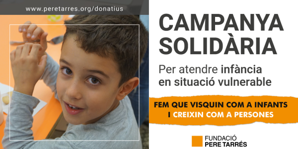 Pere Tarres campanya solidaria 2022