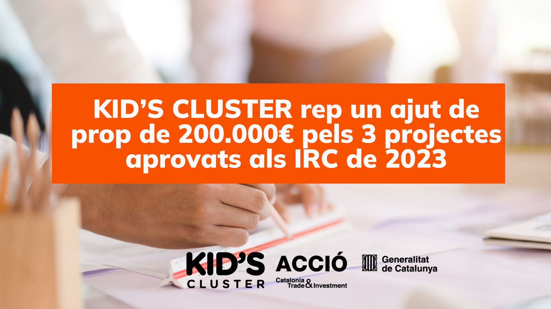 Aprovats els 3 projectes presentats a la convocatòria IRC de 2023