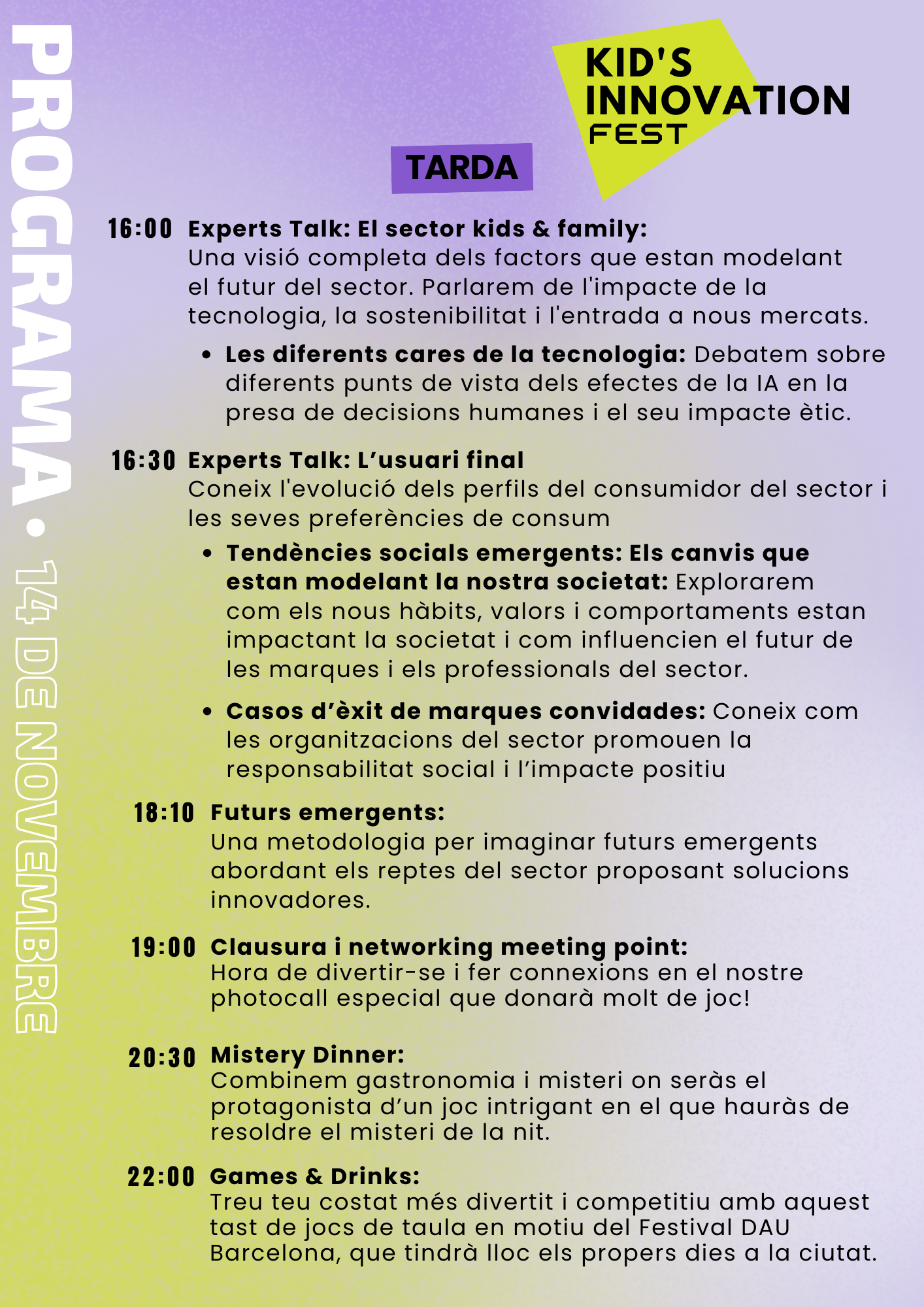 KIF24 PROGRAMA TARDA